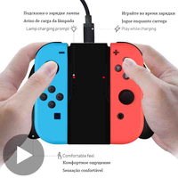 Stacja do ładowania uchwyt do Nintendo przełącznik do Nintendo Joy Con Joycon ładowarka kontroler Nintendoswitch Joyicon kontrola akcesoria podstawa 2
